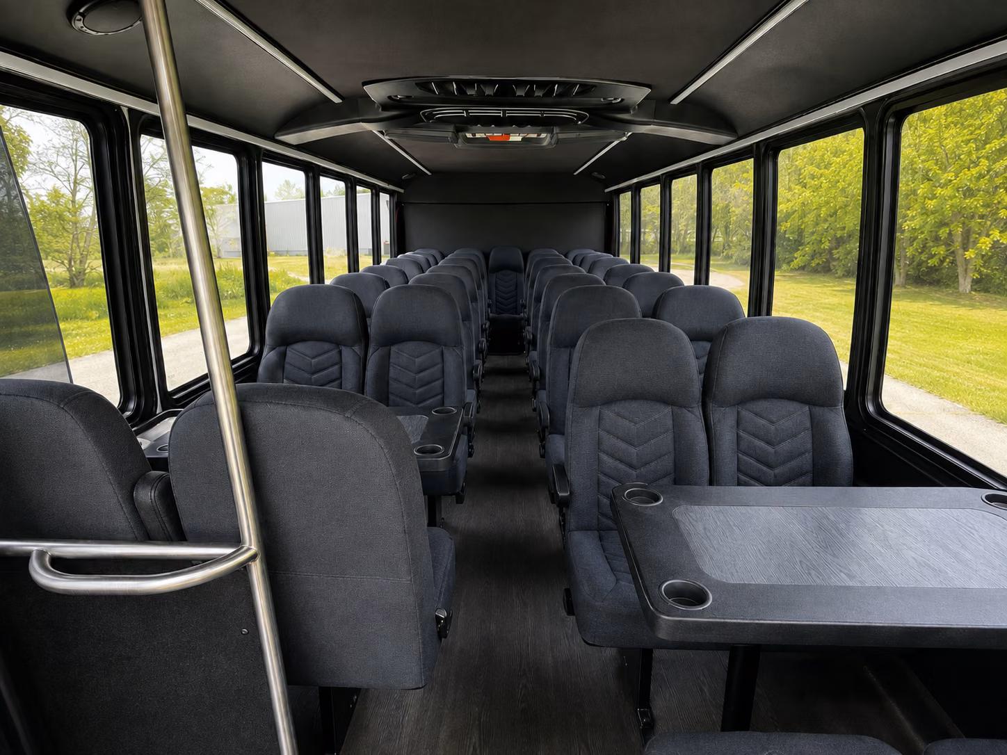 15 passenger minibus interior