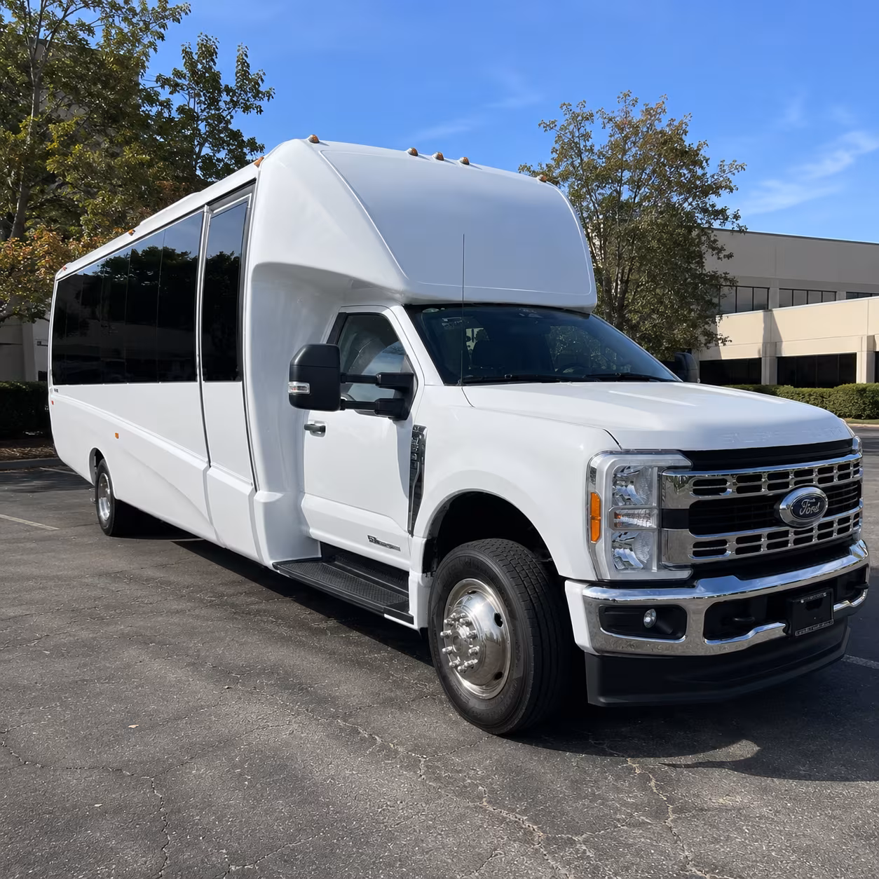 corporate event buses for the denver tech center and belmar