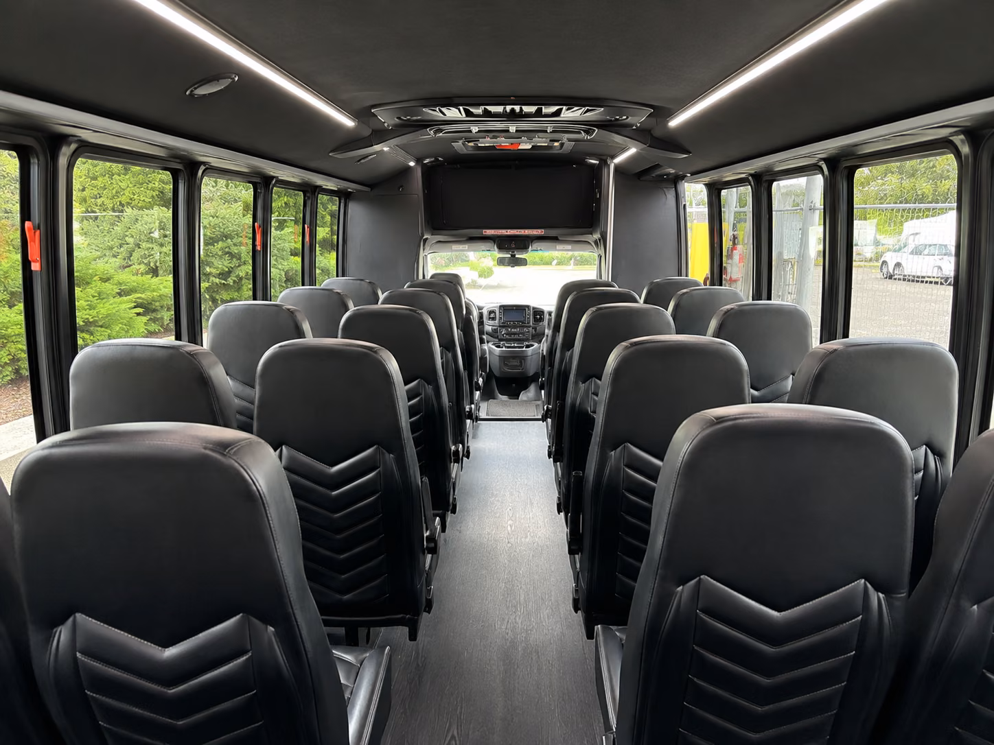 lakewood 15 passenger minibus inside