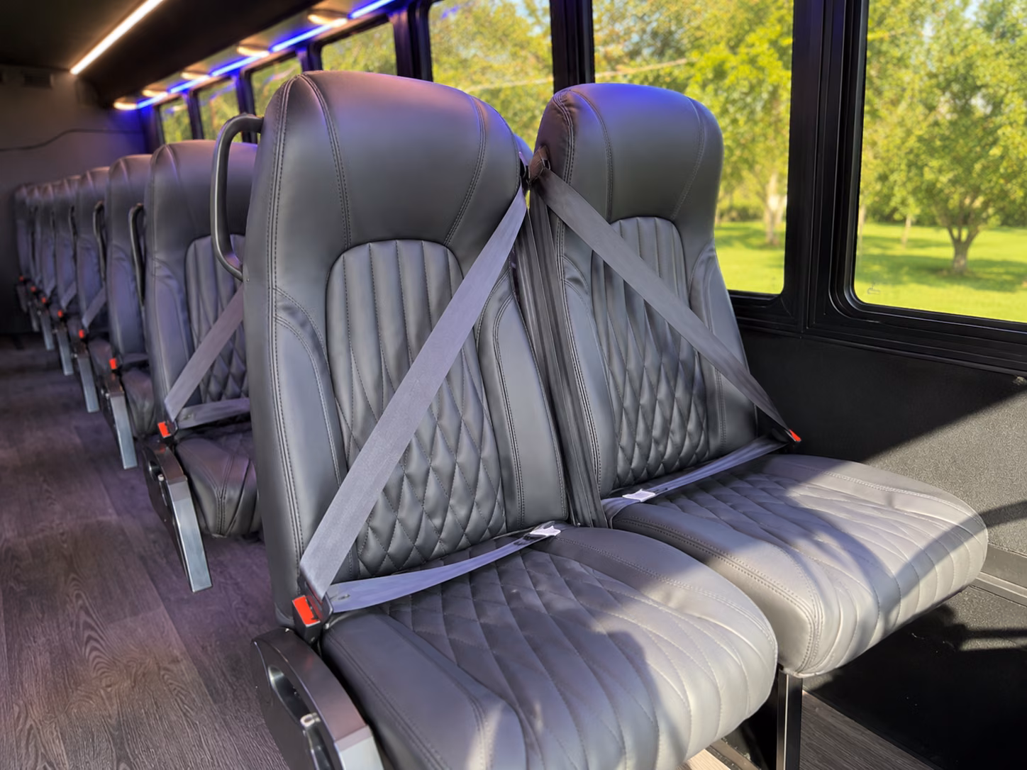 lakewood 20 passenger minibus inside