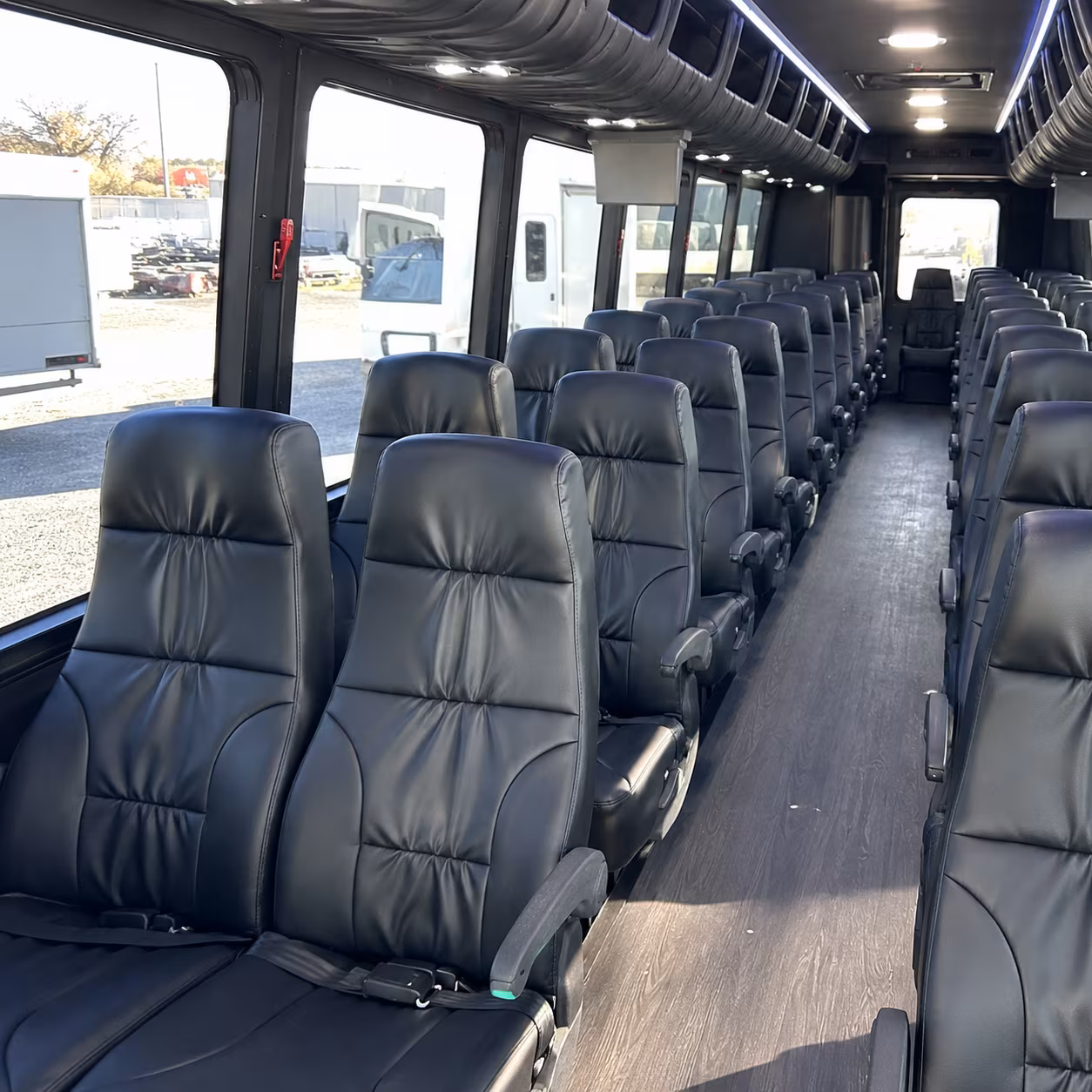 lakewood 25 passenger minibus interior