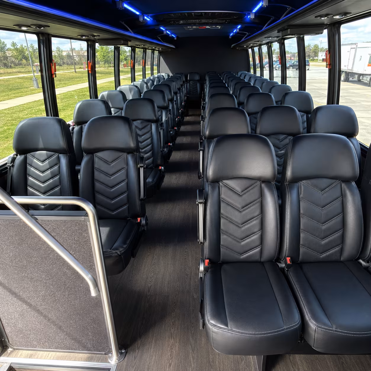 lakewood 28 passenger minibus inside