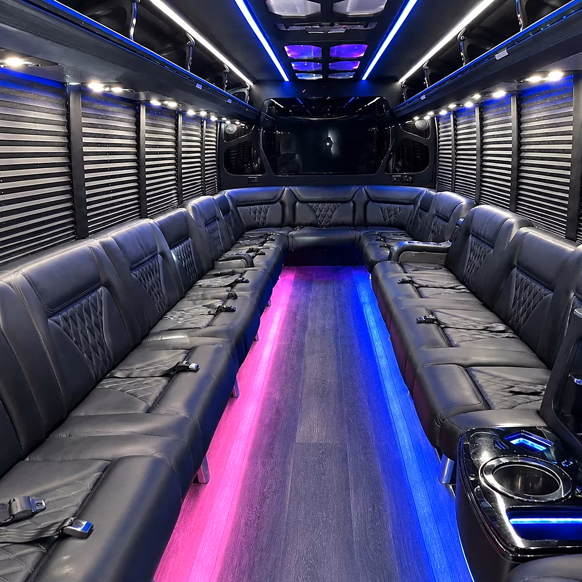 lakewood party bus inside
