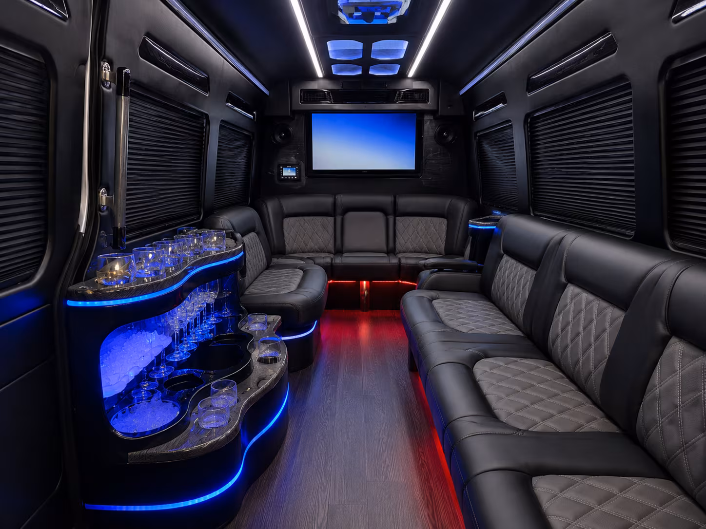 lakewood sprinter limousine interior