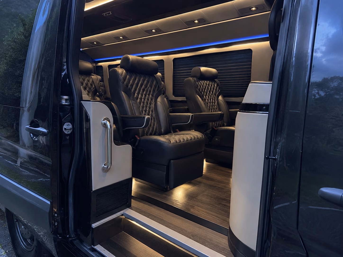 lakewood sprinter van with driver inside