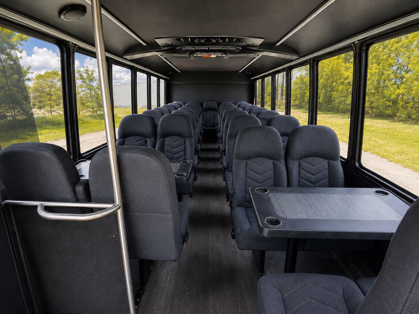lakewood wine tour brewery transportation onboard seating